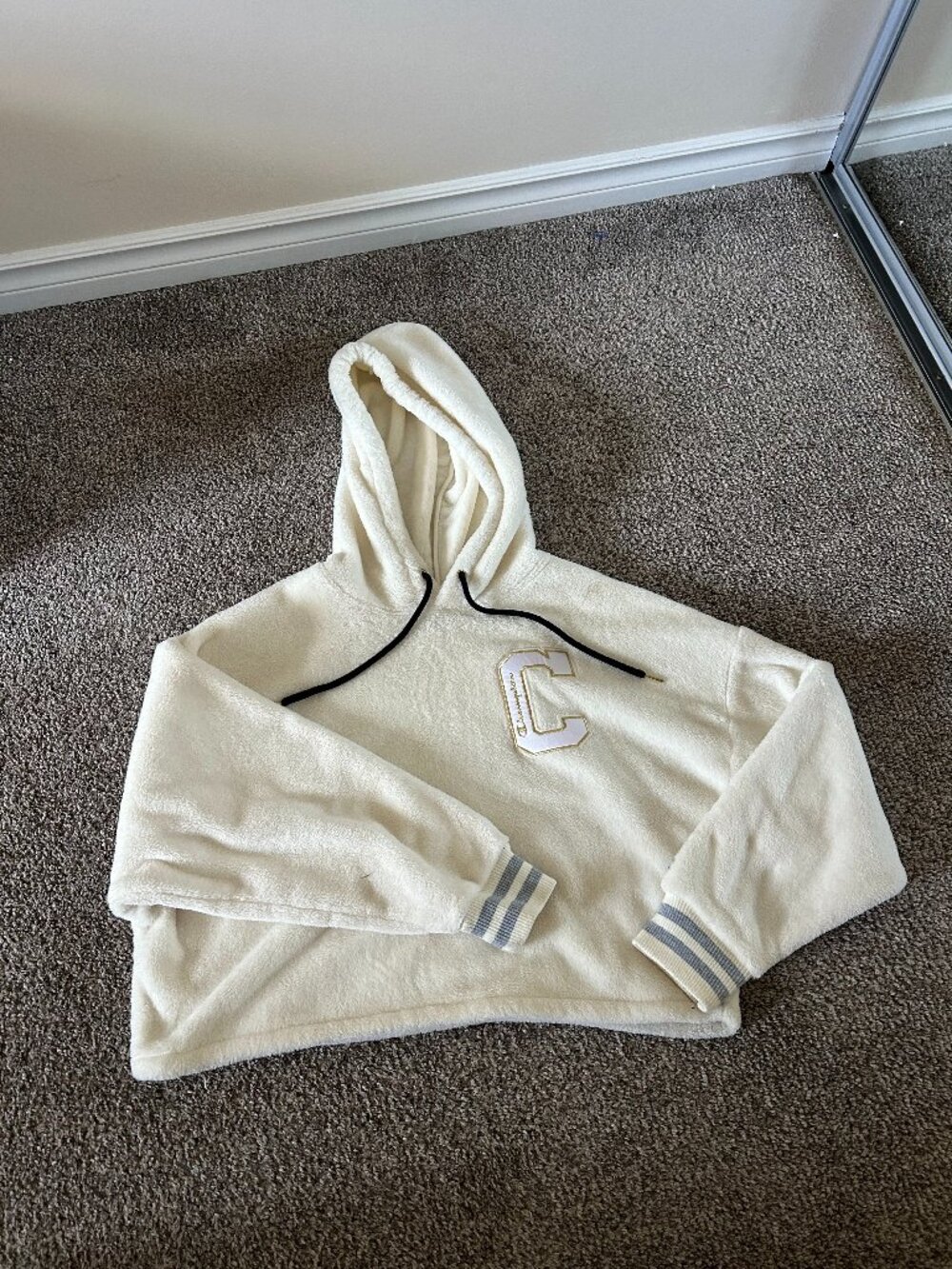 Champion - Cropped Fleece Hoodie